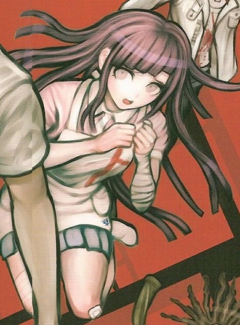 Mikan Tsumiki Official Art, Mikan Tsumiki, Danganronpa 3, Junji Ito, Danganronpa Characters, Get Shot, Crazy Girls, Gravity Falls, Danganronpa