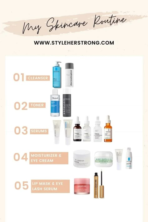 Acne Routine, Skincare Favorites, Skincare Steps, Face Routine, Skin Care Routine 30s, Skin Care Routine Order, Basic Skin Care, Face Skin Care Routine, Acne Skincare Routine