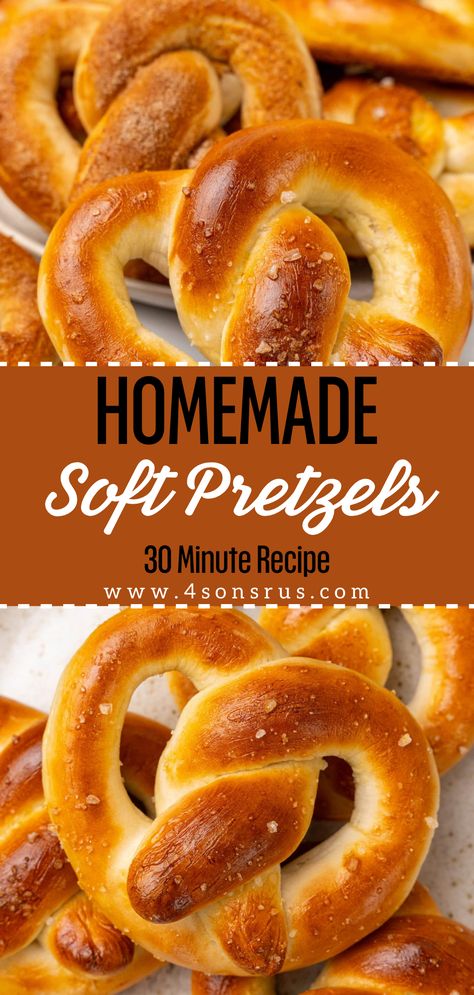 Texas Spring, Nails Kids, Soft Pretzel Recipe, Pretzel Recipe, Homemade Pretzels, Homemade Soft Pretzels, Soft Pretzel, Pretzels Recipe, Soft Pretzels