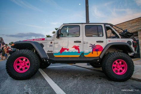 Jeep Beach 2018 [Gallery] | DrivingLine Beach Jeep Wrangler, Jeep Wrangler Themes, Jeep Car Aesthetic, Teenage Cars, Jeep Themes, Cute Jeeps, Girl Jeep Wrangler, Cool Jeeps Wrangler, Jeep Customization