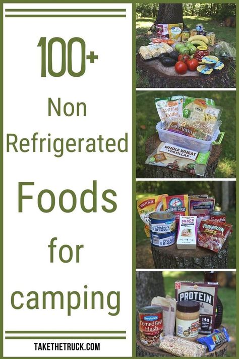 Meals No Refrigeration, Camping Breakfast Ideas, Camping Food Ideas, Camping Meal Planning, Camping Lunches, Camping Snacks, Camping Breakfast, Road Trip Food, Non Perishable