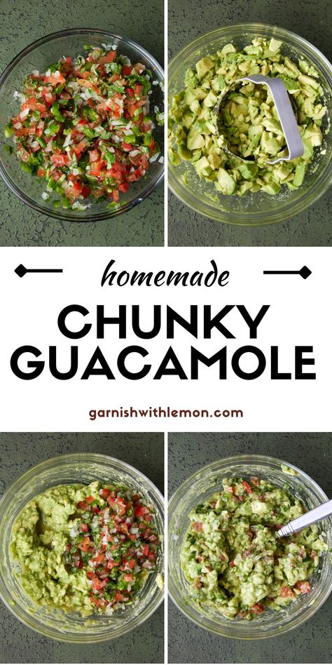 Loaded Guacamole Recipe, Authentic Guacamole Recipe Mexico, Guacolme Recipe Easy, Gucomole Recipe Avocado, Best Pico De Gallo Recipes, Guacamole Mexicano, Gucomole Recipe, Fresh Guacamole Recipe, Fresh Salsa Recipe Homemade