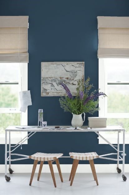 Color Crush: Washington Blue CW-630 Top Paint Colors, Color Combinations Paint, Trending Paint Colors, Favorite Paint Colors, Interior Paint Colors, Inspiring Spaces, Baltic Sea, Benjamin Moore, Interior Paint