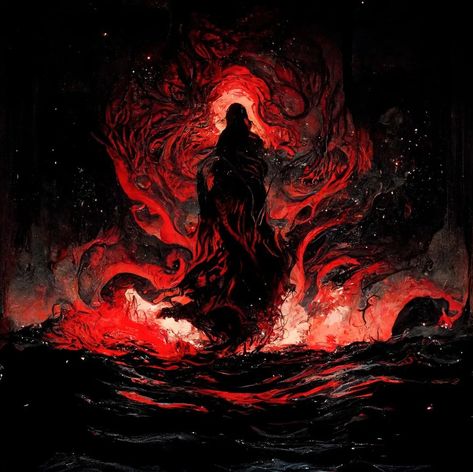 Chaos Dragon, Grim Reaper Art, Eldritch Horror, Cthulhu Mythos, Extreme Metal, Call Of Cthulhu, Art Dark, Scary Art, Creepy Art