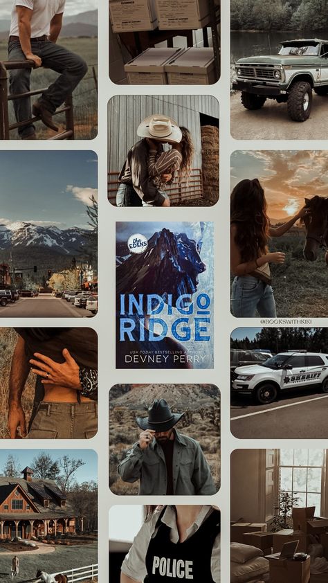 @bookswithkiki aesthetics for Indigo Ridge by Devney Perry. Eden Series Devney Perry, The Edens Devney Perry, Indigo Ridge Book, Indigo Ridge Aesthetic, Devney Perry Book, Devney Perry Aesthetic, Indigo Ridge, Devney Perry, Cowboy Books