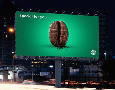 Starbucks Social Media Design, Starbucks Advertisement Poster, Starbucks Promotion Poster, Starbucks Campaign, Starbucks Ads Poster, Starbucks Promotion, Billboards Advertising, Billboard Campaign, Brand Exploration