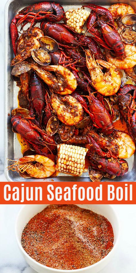 Seafood Boil Recipes Cajun, Cajun Butter Sauce, Seafood Boil Seasoning, Crawfish Boil Recipe, Cajun Seafood Boil, Seafood Boil Party, Crawfish Recipes, Cajun Butter, Cajun Sauce