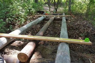 Atv Bridge, Diy Bridge, Backyard Bridges, Side Walkway, Outdoor Bridges, Pond Bridge, Lock Bridge, Homestead Ideas, Wooden Walkways