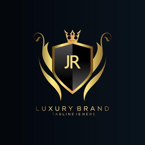 JR Letter Initial with Royal Template.elegant with crown logo vector, Creative Lettering Logo Vector Illustration. Jr Logo, Crown Logo, Creative Lettering, Lettering Logo, Letter Logo, Vector Logo, Luxury Branding, Cute Wallpapers, Vector Art