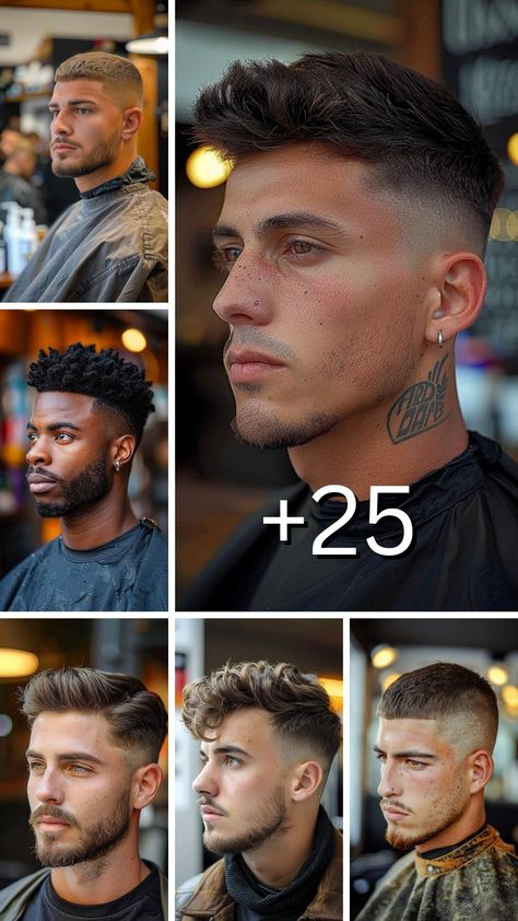 Stay Sharp and Stylish: 30 Top Men’s Haircuts for the Modern Man Mens Hairstyles Mid Fade, Men’s Faded Buzz, Old Money Men’s Haircut, Hảir Cut For Men, Haircut 2024 Men’s, Men’s Haircut Receding Hairline, 2024 Haircut Men, Hairstyles For Men 2024, Men’s Fades