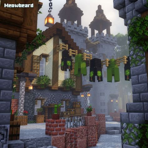 Minecraft Story Mode Builds, Minecraft Village Protection, Minecraft Miners House, Upgraded Village Minecraft, Minecraft Mill House, Ravine Village Minecraft, Minecraft Mountain House Interior, Minecraft Village Remodel, Minecraft Mountain Village