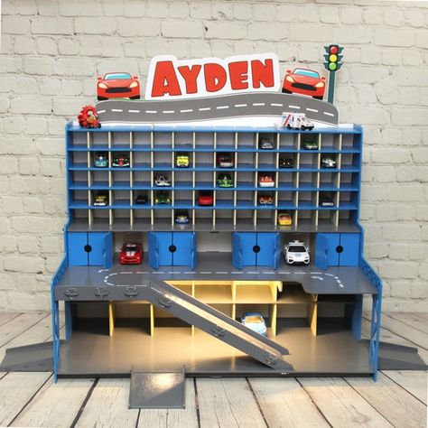 Toy Car Wash, Matchbox Car Storage, Wooden Toy Garage, Toy Car Display, Hot Wheels Storage, Toy Car Garage, Toy Car Storage, Hot Wheels Display, Cardboard Storage