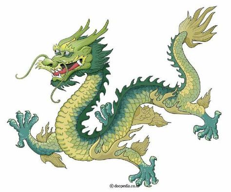 Green Imperial Dragon - notice the 5 toes! Chinese Dragon Drawing, Korean Dragon, Chinese Dragon Tattoos, Korean Painting, Mythical Dragons, Asian Dragon, Dragon Illustration, Japanese Dragon, 수채화 그림