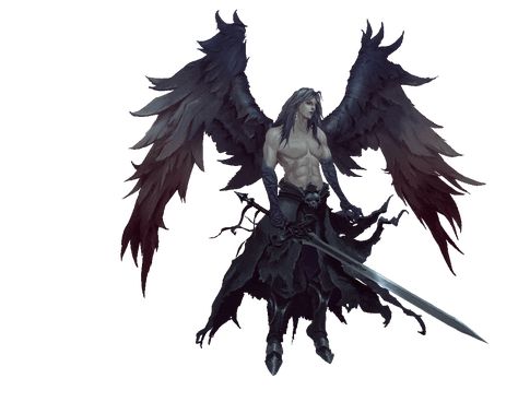 ArtStation - Keomar, The Fallen Angel, Anthony Lorente Dnd Fallen Angel, Fallen Angel Reference, Early 2000s Emo, Fallen Angel Art, Creature Reference, The Fallen Angel, 2000s Emo, Angel Warrior, Fallen Angels