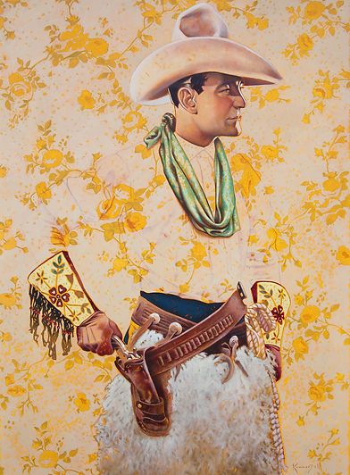 Prints | david-kammerzell Yellow Roses, Cowboy Aesthetic, Cowboy Art, Vintage Portraits, Bathroom Art, Western Art, Art Gallery Wall, Yellow Rose, New Art