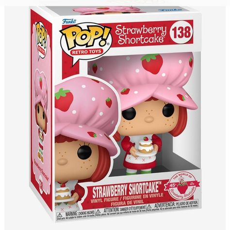 Strawberry Shortcake Funko Pop! 138 Retro New In Box@@@ Vinyl Figure Rare Funko Pop, Strawberry Stuff, Игрушки Funko Pop, Funko Pop Dolls, Funk Pop, Funko Pop Toys, Pop Dolls, Pop Toys, Pop Display