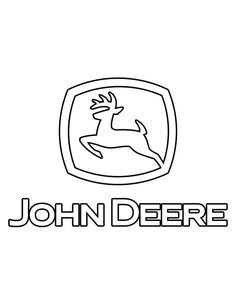 John Deere Crafts on Pinterest | Farm Toys, Tractor Crafts and ...                                                                                                                                                     More John Deere Crafts, John Deere Birthday Party, Lézervágott Fa, John Deere Party, John Deere Logo, Tractor Coloring Pages, John Deere Birthday, Tractor Party, Tractor Birthday