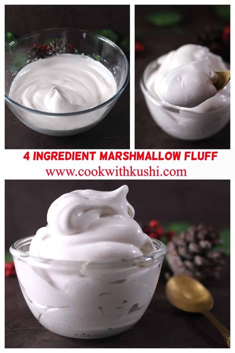 Make Marshmallow Fluff, Marshmallow Cream Frosting, Fantasy Fudge Recipe, Homemade Marshmallow Fluff, Chocolate Rice Krispie Treats, Meringue Frosting, Homemade Marshmallow, How To Make Marshmallows, Cake Filling