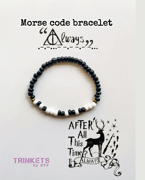 𝐂𝐨𝐥𝐥𝐞𝐜𝐭𝐢𝐨𝐧 𝐈 𝐓𝐫𝐢𝐧𝐤𝐞𝐭𝐬 . Mix & match however you like. • Morse Code Bracelets Price = 100 Rs • Paired with simple Price = 160 Rs DM to order . Delivery charges depends on your area . . . . . . . . . #bff #bffbracletes #harrypotter #ily #ilu #trinkets #handmadebracelet #handmadejewelry . Morse Code Bracelets, Code Bracelets, Morse Code Bracelet, Morse Code, Bracelet Ideas, Simple Gifts, Diy Bracelets, Mix Match, Handmade Bracelets