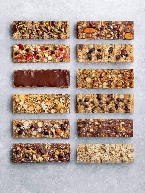 High Protein Granola Bar Recipe, Homade Granola, Protein Granola Bar Recipe, Healthy Homemade Granola Bars, Basic Granola, Homemade Granola Bars Healthy, Healthy Homemade Granola, Granola Bar Recipe, Bars Healthy