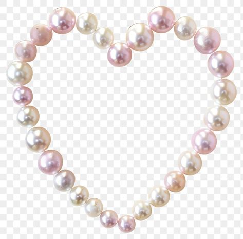 Pearl Arrangement, Heart Frame Png, Pearl Png, Cottage Frame, Coquette Heart, Shapes Png, Pearl Frame, Png Coquette, Bead Frame