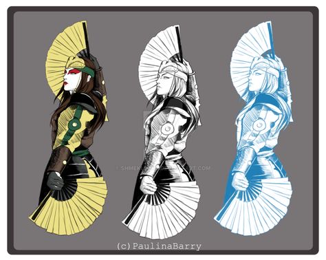 Kyoshi Warrior Avatar The Last Airbender Kyoshi Warrior, Kyoshi Warrior Tattoo, Avatar Kyoshi Art, Avatar Kyoshi Fanart, Avatar Kyoshi Tattoo, Kioshi Warrior, Kyoshi Tattoo, Kyoshi Avatar, Suki Avatar