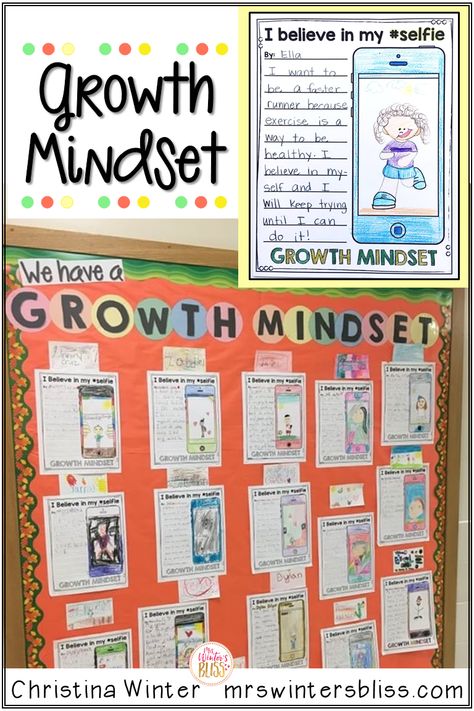 Growth Mindset Anchor Chart 3rd Grade, Grade 4 Bulletin Board Ideas, Growth Mindset Elementary, Math Mindset, Mindset Bulletin Board, Growth Mindset Vs Fixed Mindset, Growth Mindset Lessons, Growth Mindset Resources, Growth Mindset Bulletin Board