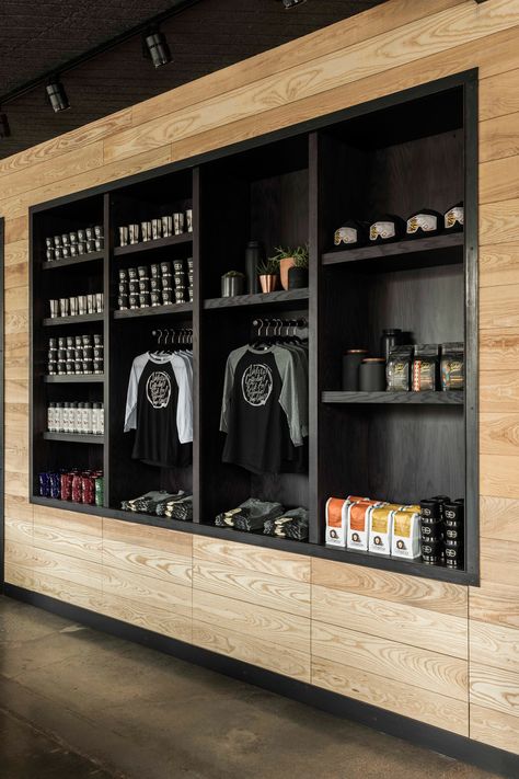 Walker Warner Architects overhauls Silicon Valley building Fitness Building Design, Dumbbell Storage Ideas, Gym Merchandise Display, Gym Water Station, Basement Gyms, Merch Wall, Boutique Gym, Dumbbell Storage, Gym Design Interior