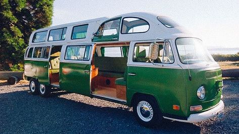 Old Vw Bus, Vw Kampeerwagens, Kombi Trailer, Vw Bus Interior, T3 Vw, Kombi Motorhome, Van Vw, Volkswagen Beetles, Bus Interior