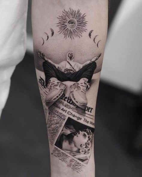 M Tattoos, Black Cat Tattoos, The Dream Team, Angel Tattoo Designs, Geniale Tattoos, Tattoo Artwork, Greek Tattoos, Tattoo Design Book, Small Tattoos For Guys