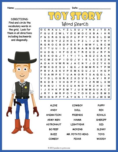 Free Printable Toy Story Word Search Disney Word Search, Printable Toy Story, Disney Themed Classroom, Kids Word Search, Preschool Activities At Home, Word Search Puzzles Printables, Free Printable Word Searches, Disney Word, Free Printable Puzzles