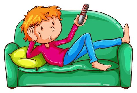 Free vector a coloured sketch of a lazy ... | Free Vector #Freepik #freevector #human-back #man-back #person-back #seat Good Habits For Kids, Lazy Kids, Lazy Boy, Little People, Vector Photo, Graphic Resources, Vector Images, Vector Free, Doodles