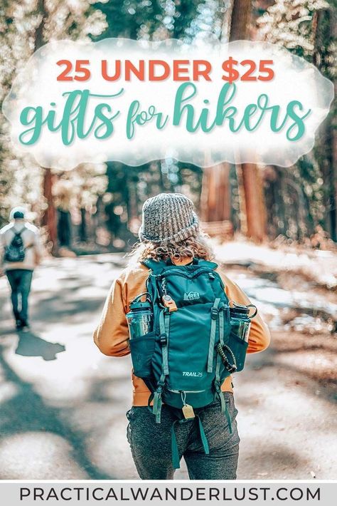 25 amazing gifts for hikers under $25, so you can splurge on your friend or family member who's addicted to hiking without breaking the bank! #giftguide #hiking Birthday Hike Ideas, Hiking Tools, Gifts For Hikers, Hiking Photography, Hiker Gifts, Hiking Quotes, Hiking Gifts, Travel Blogging, Field Notes