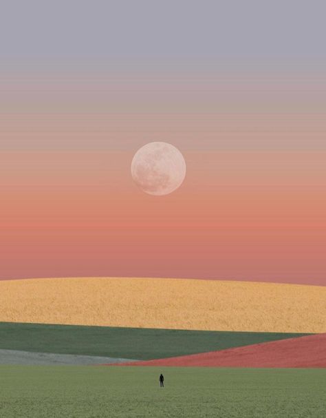 @andhikaramadhian Via @chromaroom #illustration #colorblock #landscape #illustrator Abstract Nature Illustration, Land Scape Illustration, Color Blocking Art, Nature Illustration Landscapes, Colorblock Landscape, Basic Landscape, Horizon Illustration, Minimalistic Landscape, Flat Landscape