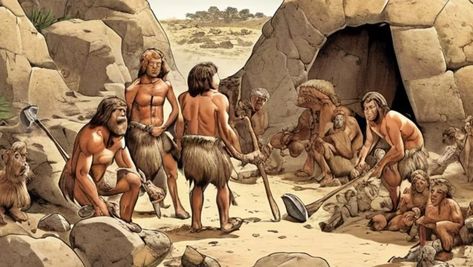 A Journey Through Time: Exploring 50 Remarkable Stone Age Facts - NSF News and Magazine Early Humans Pictures, Stone Age Human, Stone Age Facts, Stone Age Sketch, Early Man Stone Age, Stone Age People, Stone Age Man, Prehistoric Age, Stone Age Art