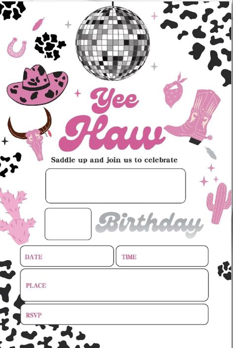 Birthday Invitations Ideas Aesthetic, Birthday Invitations Aesthetic 15, Cute Pink Birthday Invitations, Aesthetic Invitations Birthday, Preppy Invitations Birthday, Birthday Party Card Invitation Aesthetic, Preppy Birthday Invitations Template, Preppy Invitation Card, Bday Party Invitations Aesthetic