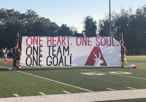 Run Through Banners Football, Football Banners Run Through, Football Run Through Signs Ideas, Run Through Signs, Rally Ideas, Spirit Posters, School Spirit Posters, Rally Idea, Football Run