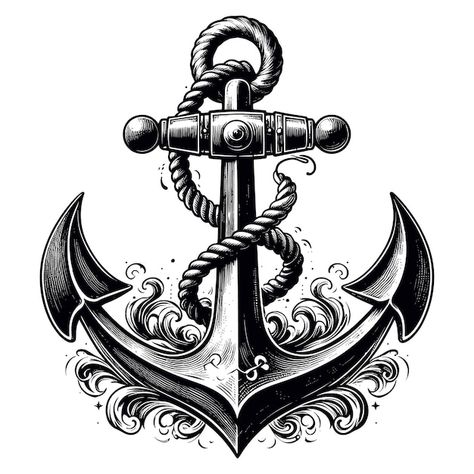 Sea Stuff, Anker Tattoo, Vintage Ship, Ship Anchor, Scruffy Men, Dbz Art, Cnc Projects, Nautical Art, Jersey Design