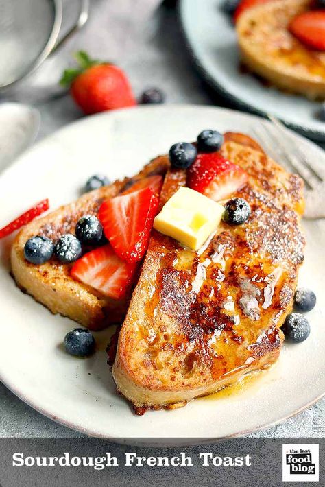 Sourdough French Toast Recipe, French Toast Without Eggs, Sourdough French Toast, Awesome French Toast Recipe, Savoury French Toast, Homemade French Toast, French Bread French Toast, Easy French Toast Recipe, French Toast Ingredients