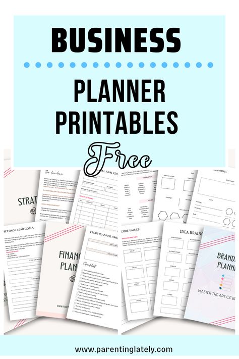 Business Plan Printable, Business Weekly Planner, Free Business Planner Printables, Free Digital Business Planner, Business Binder Printables Free, Business Plan Template Free Printables, Small Business Planner Free Printables, Free Business Planner, Free Business Templates