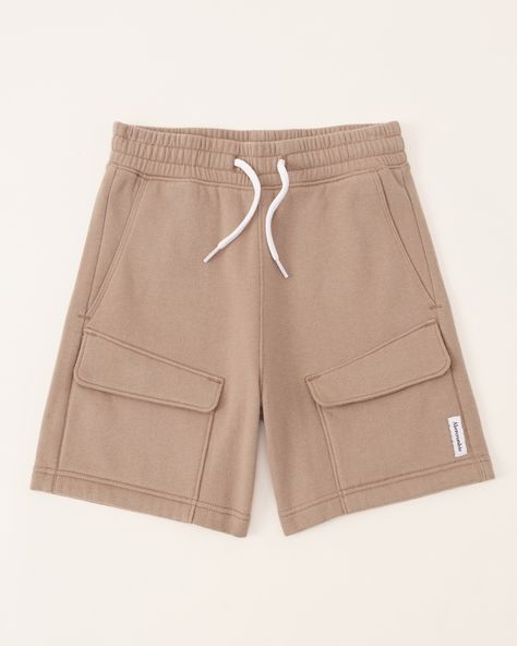 boys utility fleece shorts | boys bottoms | Abercrombie.com Boys Shorts, Boys Bottoms, American Clothing, Fleece Shorts, Abercrombie Kids, Logo Tag, Prenatal, Boys Clothing