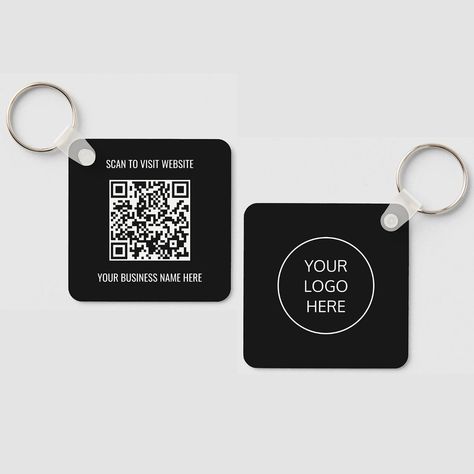 Black Keychain, Business Products, Shop Logo, Business Names, Qr Code, Promotion, Created By, Coding, Sunglasses