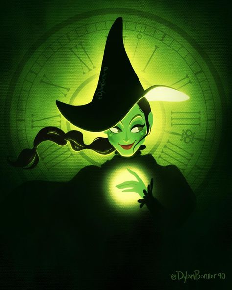 Dylan Bonner, Clock Clipart, Wicked Witch Of The West, Wicked Musical, Glinda The Good Witch, Disney Artists, The Wonderful Wizard Of Oz, Musical Art, The Good Witch