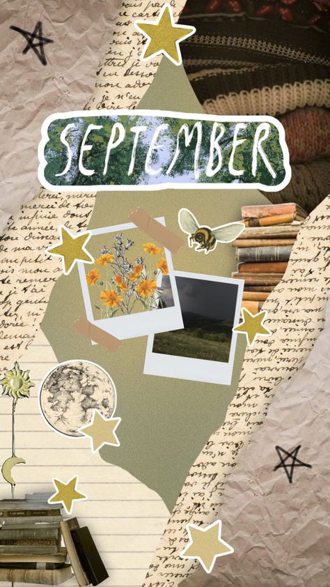 september. #moodboard #autumn #autumnaesthetic #september September Core Aesthetic, September Asthetic Wallpers, September Collage, Abigail Core, September Moodboard, September Aesthetic, September Mood, Poster Photography, Hello September