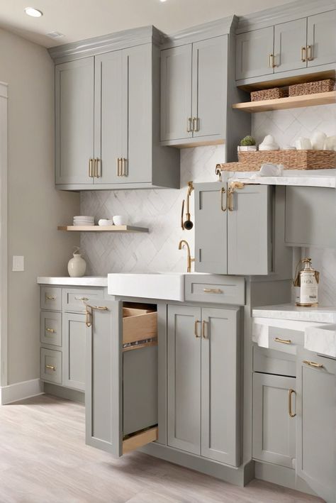 1. Cabinet paint colors 
2. Kitchen cabinet trends 
3. Choosing the perfect cabinet color 
4. Cabinet makeover ideas Modern Cabinet Paint Colors, Cabinet Colors Neutral, Best Pantry Colors, Fabuwood Kitchen Cabinet Colors, Cabnit Paint, Best Gray Cabinet Colors, Kitchen Cabinet Paint Sheen, Best Color For Bathroom Cabinets, Behr Cabinet Paint Colors