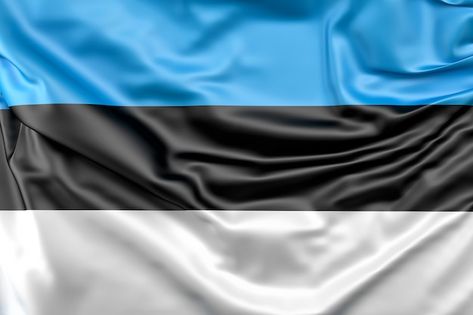 Free photo flag of estonia | Free Photo #Freepik #freephoto #eu #european-union #eu-flag #european-flag Satin Illustration, Brunei Flag, Bhutan Flag, Benin Flag, Andorra Flag, Botswana Flag, Herzegovina Flag, Antigua And Barbuda Flag, Estonia Flag