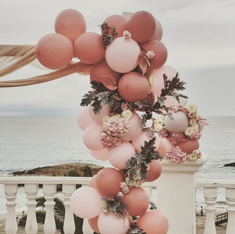 Wedding Arch Balloon Arch Balloon, Balloon Arch, Wedding Arch, Hydrangea, Arch, Balloons, Roses, Pink