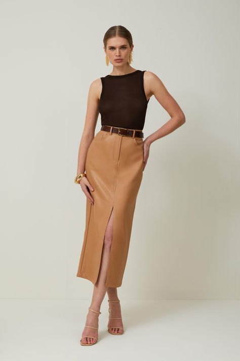 Long bodycon skirt