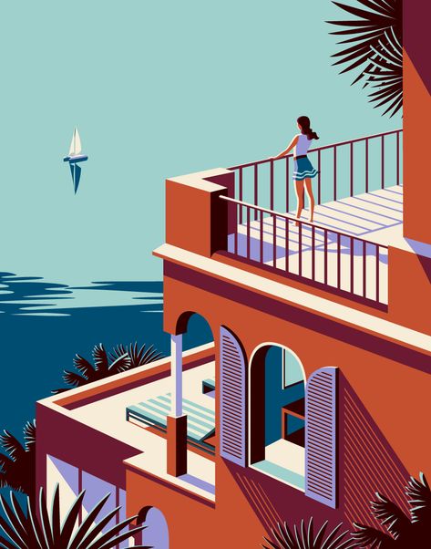 Odyssée — Malika Favre Ilustrasi Dan Poster, Malika Favre, Illustration Kunst, Gig Poster, Contour Drawing, Travel Brochure, Travel Illustration, Art Et Illustration, Art And Illustration