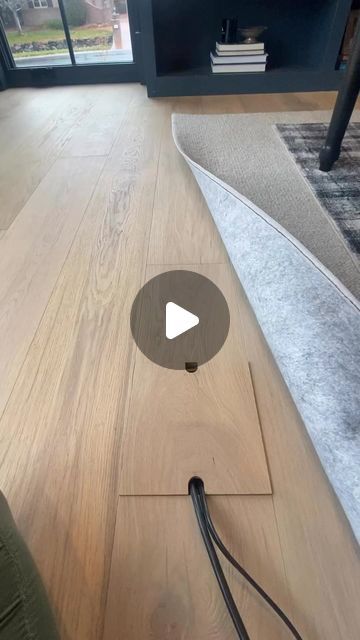 Kelly Griffiths on Instagram: "Save for later: this is the perfect solution for floor outlets. Don’t go for those bulky circle ones that will stand out and also not work well under rugs. With this option you won’t even see the outlets and can place furniture seamlessly over them. 

Are you building or renovating? Planning to add new flooring? 

#floor #hardwoodfloors #hardwoodflooring #hardwood #woodfloors #woodflooring #outlet #flooring #floor #flooroutlet #customhomes #customhome #luxuryhomes #luxuryhome #homebuild #homeinspo #familyhome #interiordesignideas #interiordesigners #reels #reelsinstagram" How To Add Outlets To A Room, Hidden Floor Outlet, Floor Plugs Electrical Outlets, Floor Outlets Living Rooms, Recessed Floor Outlet, Floor Electrical Outlets, Floor Outlets, Floor Outlet, Tennessee House